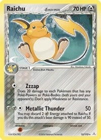 Image for Raichu (Delta Species) (15/110) - Pokemon