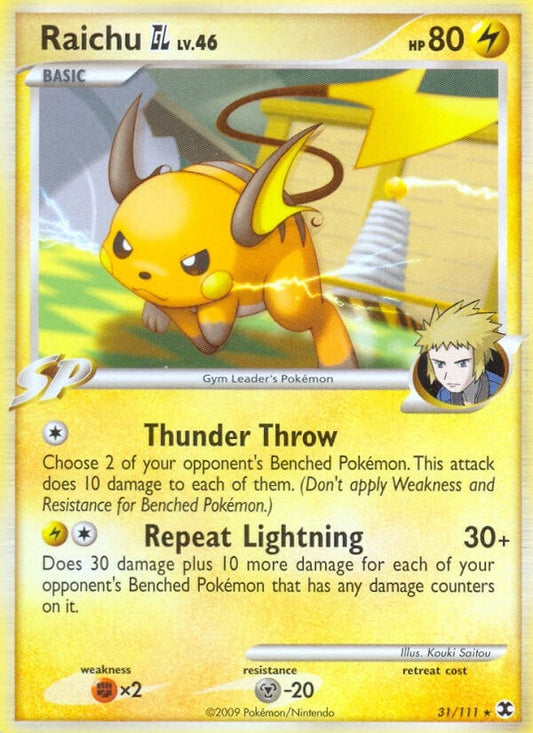 Image for Raichu GL (31/111) - Pokemon