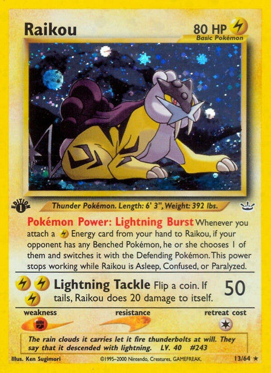Image for Raikou (13) (13/64) - Pokemon