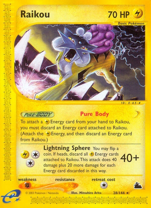 Image for Raikou (028/144) - Pokemon