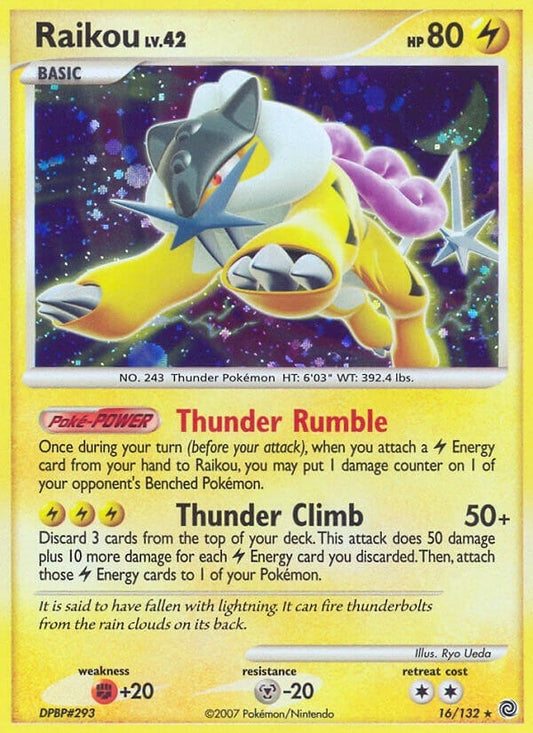 Image for Raikou (16/132) - Pokemon