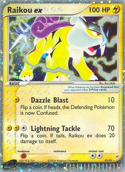 Image for Raikou ex (92/95) - Pokemon