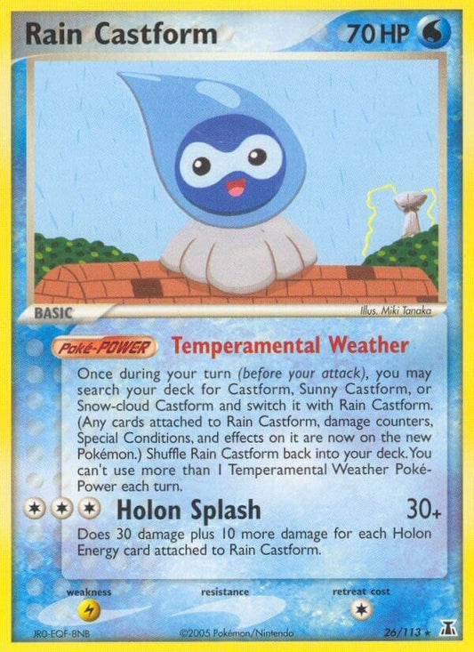 Image for Rain Castform (26/113) - Pokemon