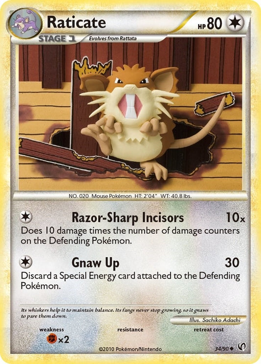 Image for Raticate (34/90) - Pokemon