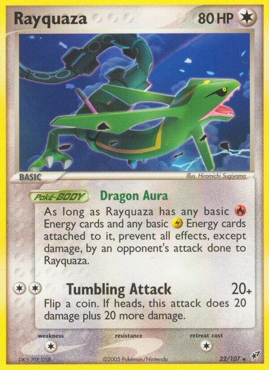 Image for Rayquaza (22/107) - Pokemon
