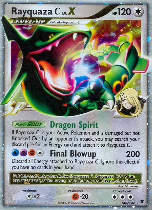 Image for Rayquaza C Lv.X (146) - Pokemon