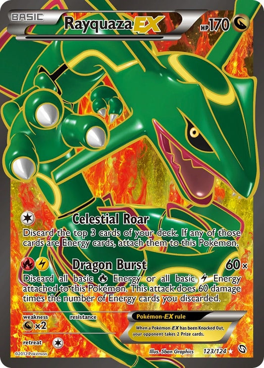 Image for Rayquaza EX (123 Full Art) (123/124) - Pokemon