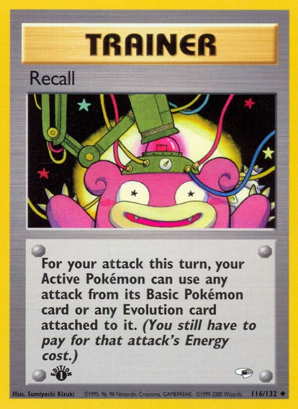 Image for Recall (116/132) - Pokemon