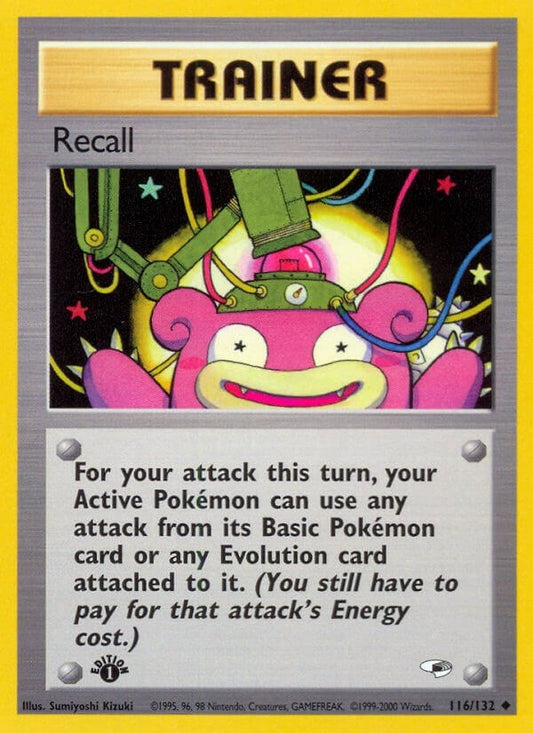 Image for Recall (116/132) - Pokemon