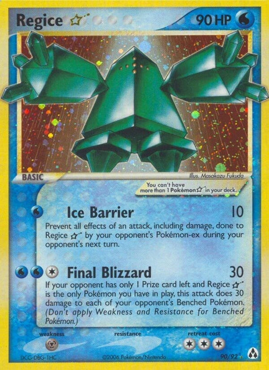 Image for Regice Star (90/92) - Pokemon