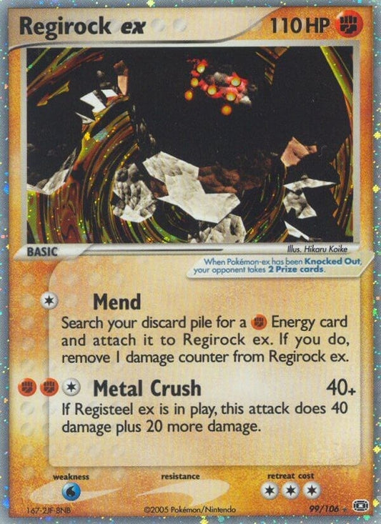 Image for Regirock ex (99/106) - Pokemon