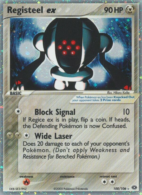 Image for Registeel ex (100/106) - Pokemon