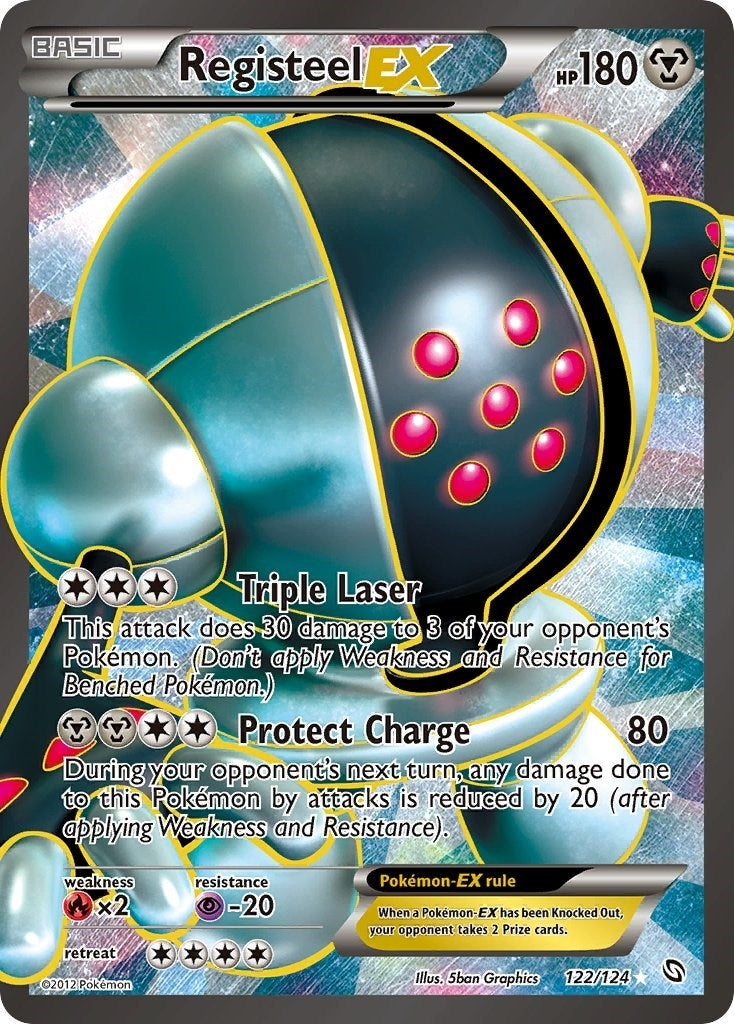 Image for Registeel EX (122 Full Art) (122/124) - Pokemon