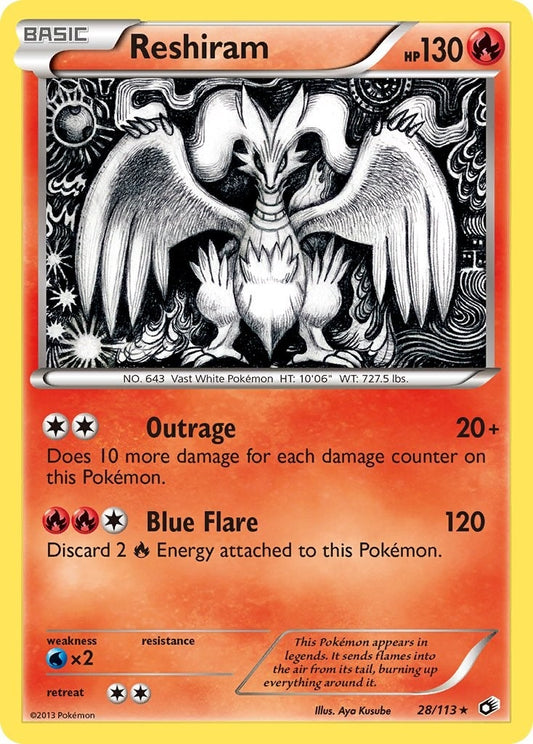 Image for Reshiram (28/113) - Pokemon