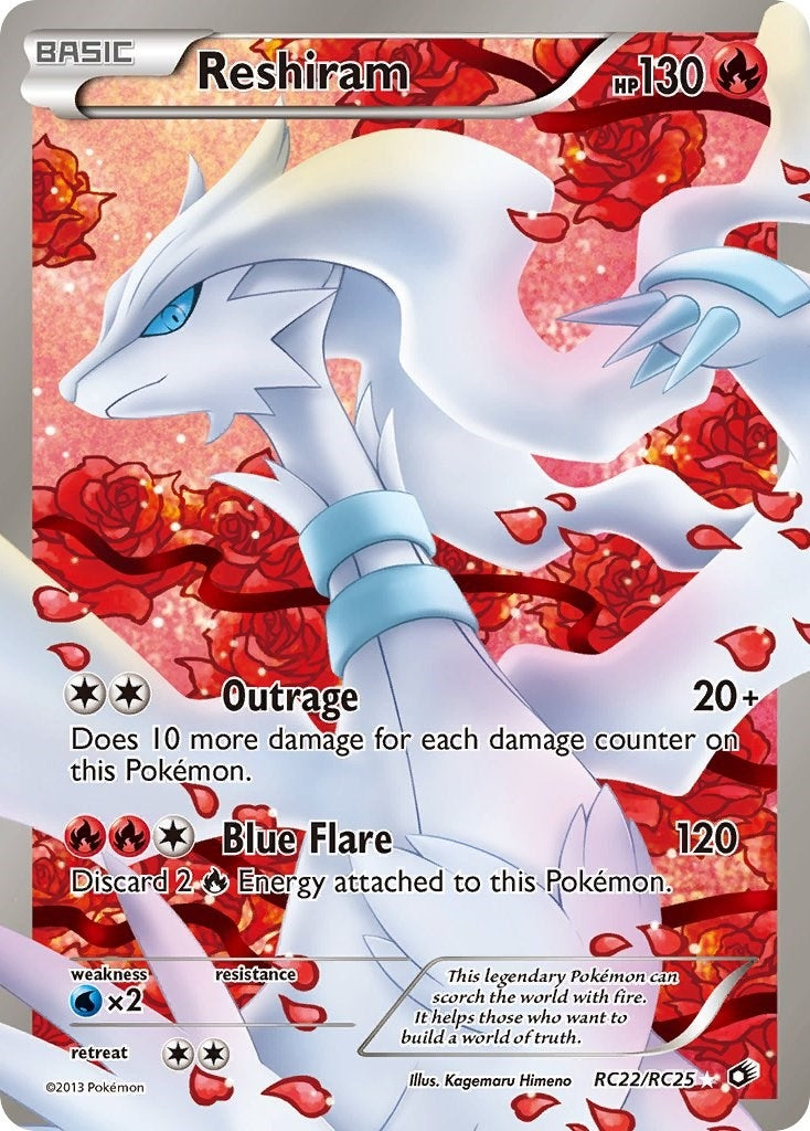 Image for Reshiram (Full Art) (RC22/RC25) - Pokemon