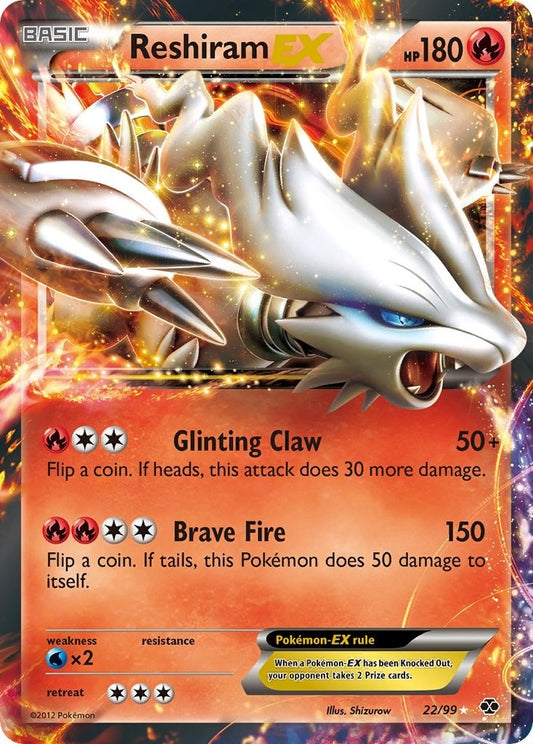 Image for Reshiram EX (22/99) - Pokemon