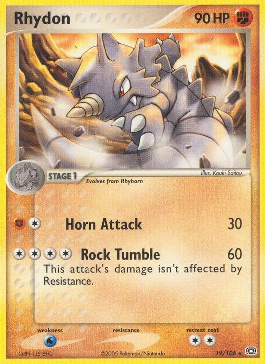 Image for Rhydon (19/106) - Pokemon