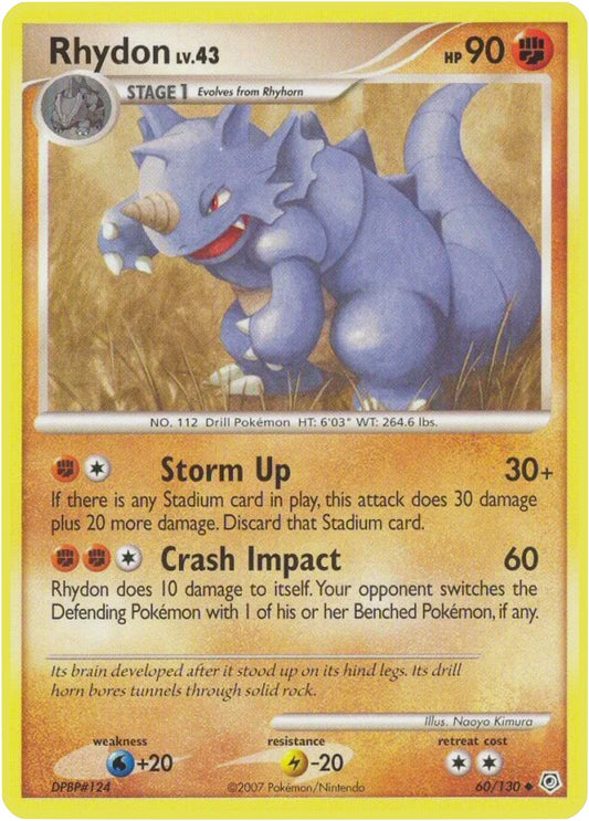 Image for Rhydon (60/130) - Pokemon