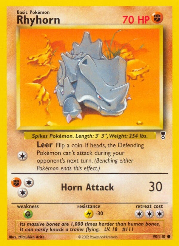 Image for Rhyhorn (090/110) - Pokemon