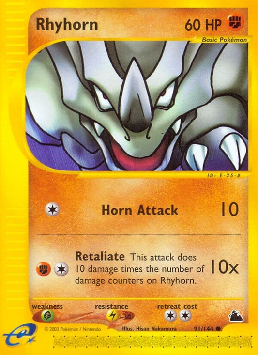 Image for Rhyhorn (091/144) - Pokemon