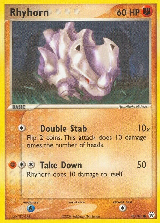 Image for Rhyhorn (70/101) - Pokemon