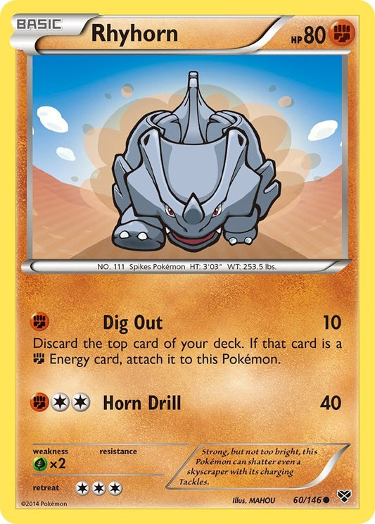 Image for Rhyhorn (60/146) - Pokemon
