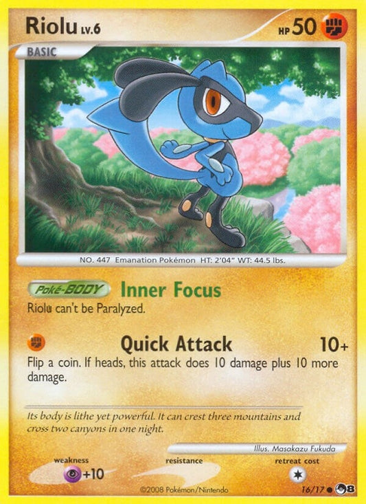 Image for Riolu (016/017) - Pokemon