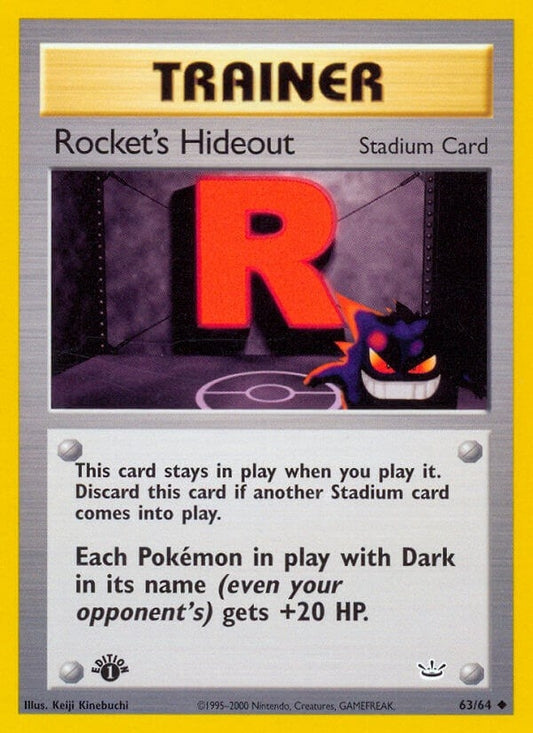 Image for Rocket's Hideout (63/64) - Pokemon