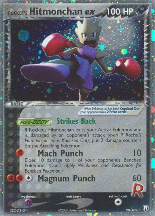 Image for Rocket's Hitmonchan ex (98/109) - Pokemon
