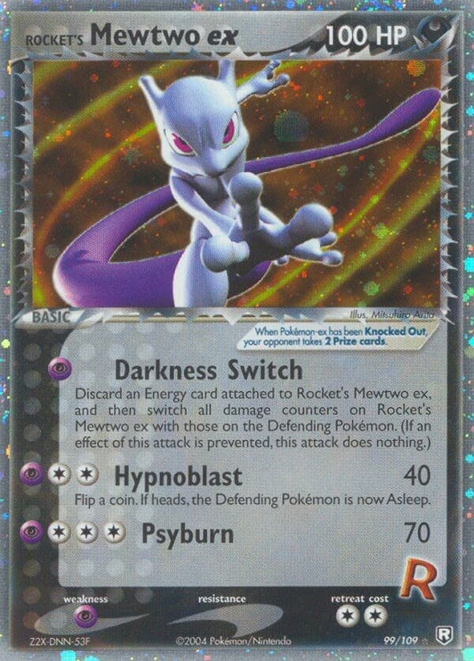 Image for Rocket's Mewtwo ex (99/109) - Pokemon