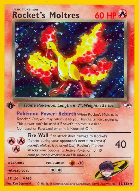 Image for Rocket's Moltres (012/132) - Pokemon