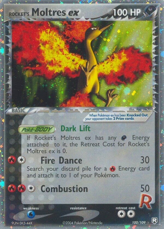 Image for Rocket's Moltres ex (100/109) - Pokemon