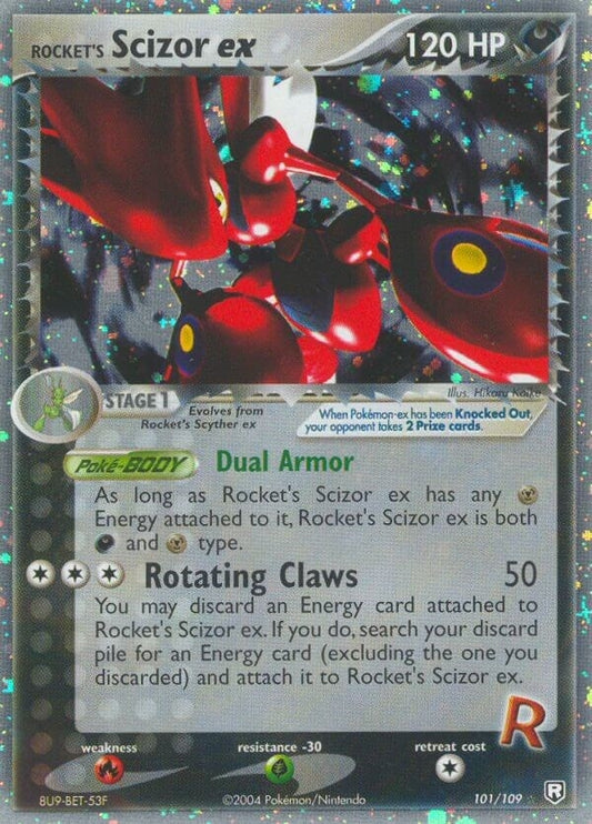Image for Rocket's Scizor ex (101/109) - Pokemon