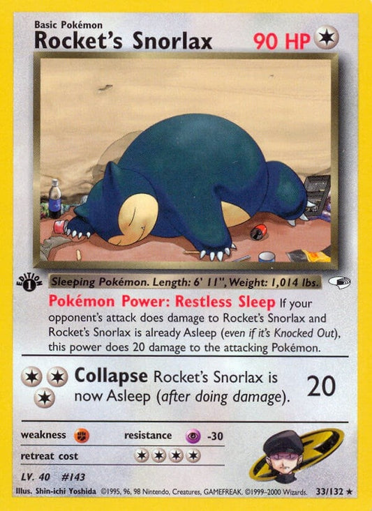 Image for Rocket's Snorlax (033/132) - Pokemon