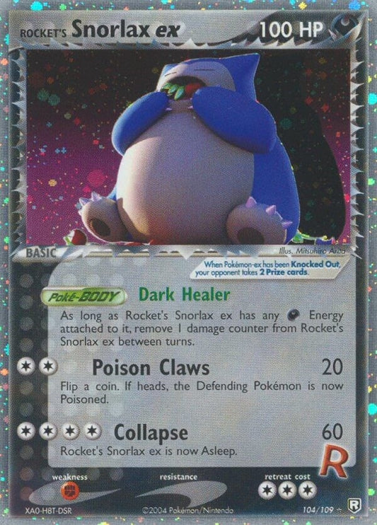 Image for Rocket's Snorlax ex (104/109) - Pokemon