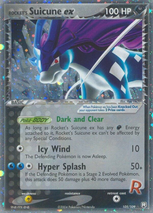 Image for Rocket's Suicune ex (105/109) - Pokemon