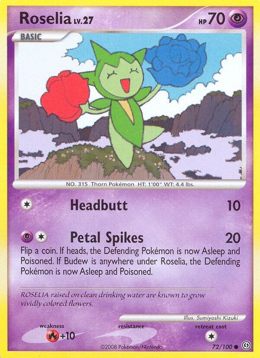 Image for Roselia (72/100) - Pokemon