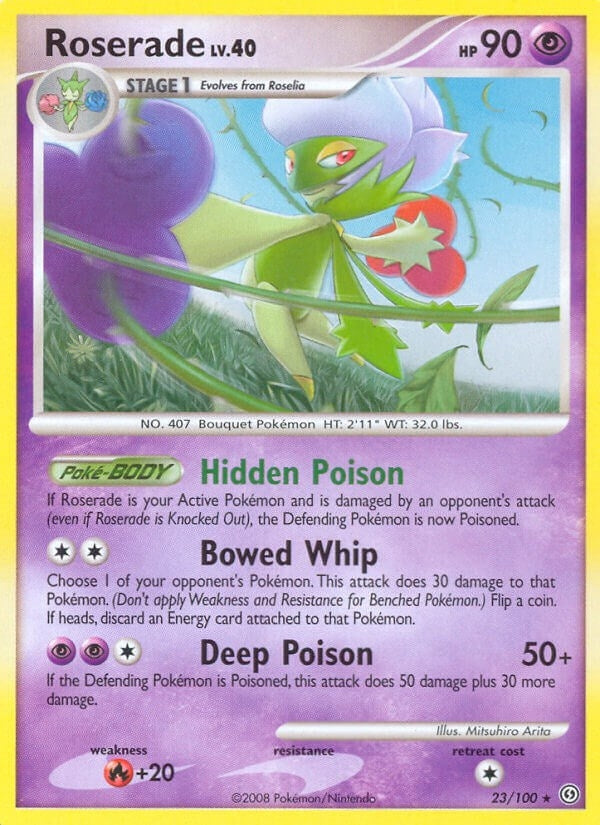 Image for Roserade (23/100) - Pokemon