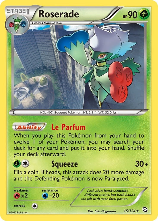 Image for Roserade (15) (15/124) - Pokemon