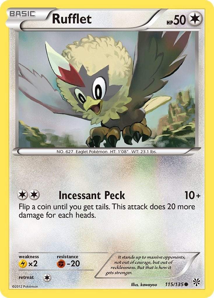 Image for Rufflet (115/135) - Pokemon