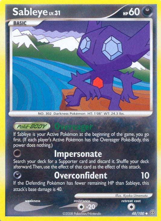 Image for Sableye (48/100) - Pokemon