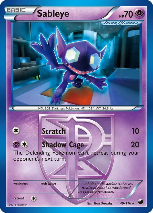Image for Sableye (Team Plasma) (49/116) - Pokemon
