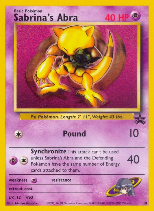 Image for Sabrina's Abra (19/53) - Pokemon