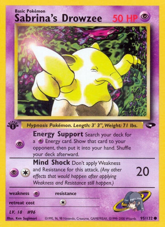 Image for Sabrina's Drowzee (095/132) - Pokemon