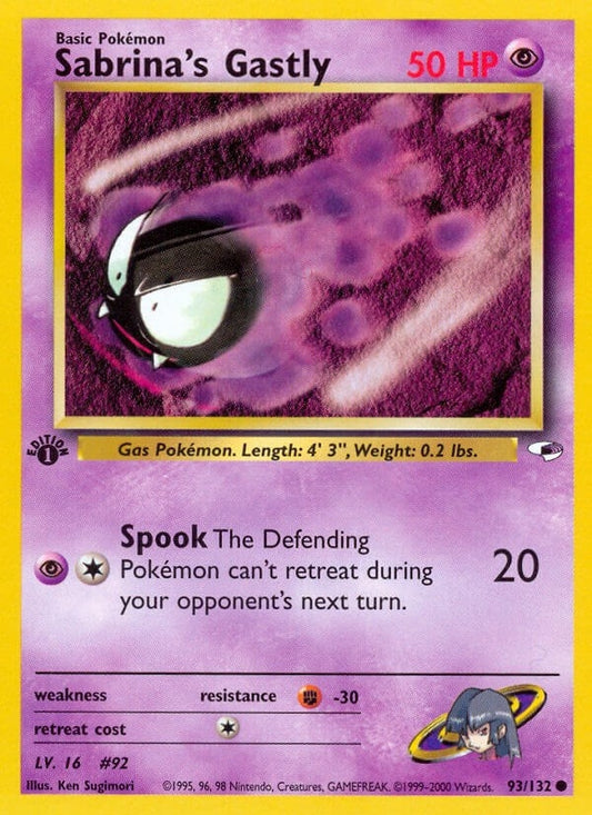 Image for Sabrina's Gastly (093/132) - Pokemon
