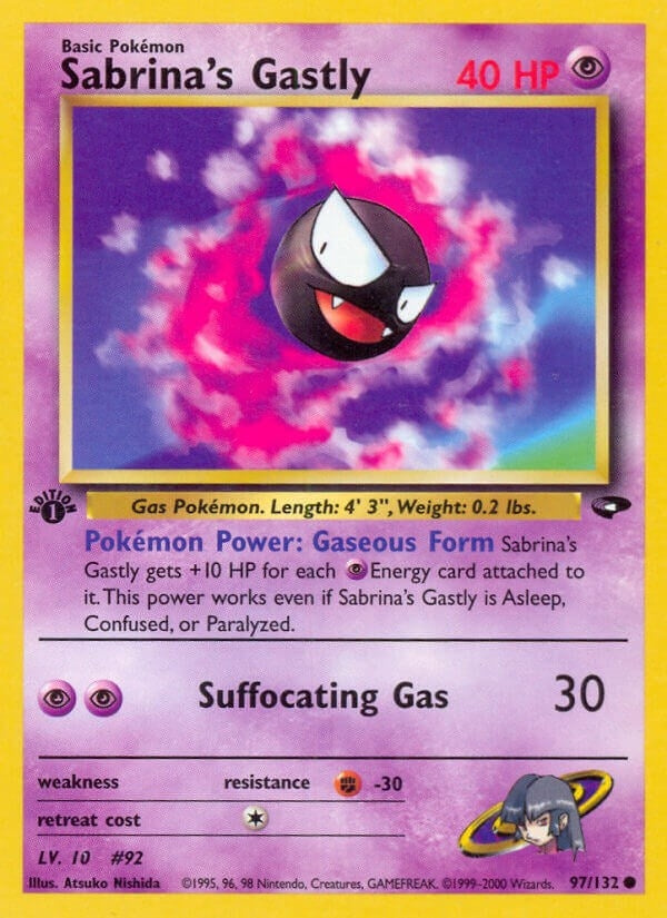 Image for Sabrina's Gastly (97) (097/132) - Pokemon