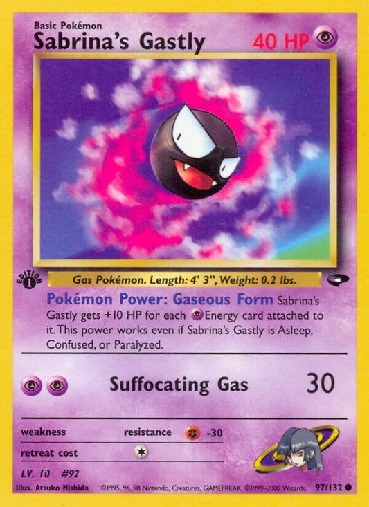 Image for Sabrina's Gastly (97) (097/132) - Pokemon