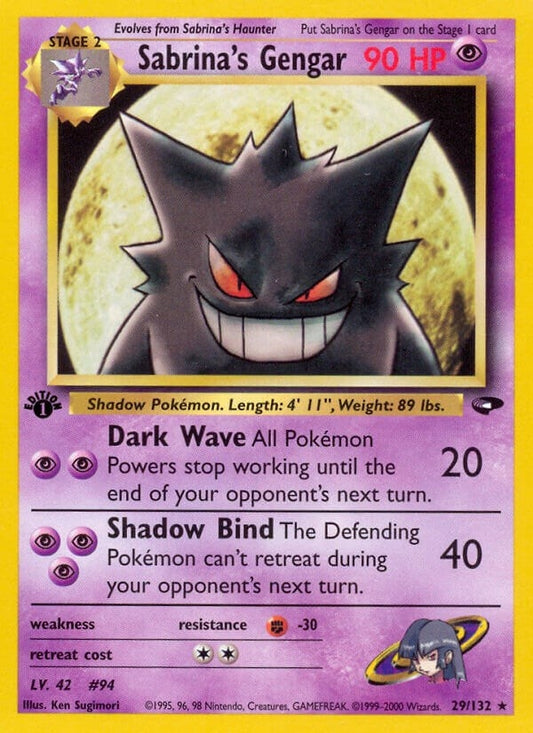 Image for Sabrina's Gengar (029/132) - Pokemon