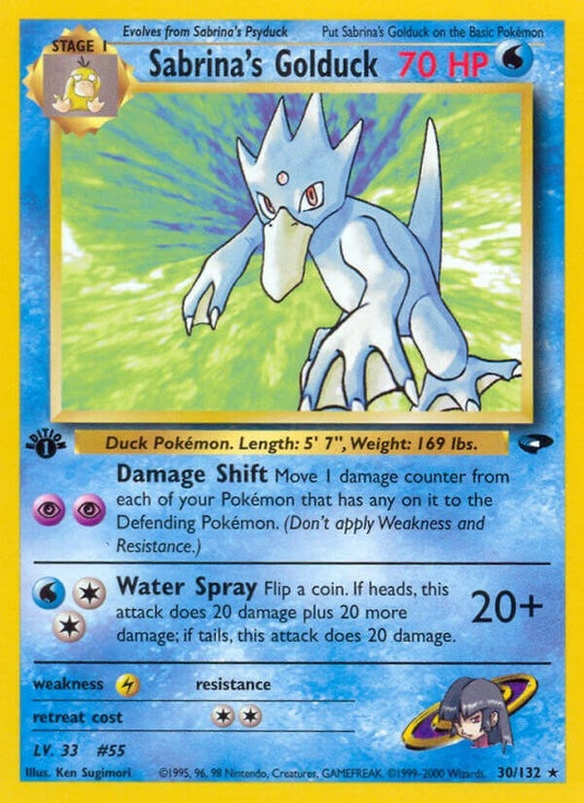 Image for Sabrina's Golduck (030/132) - Pokemon