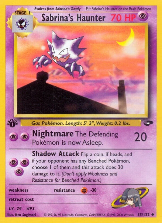 Image for Sabrina's Haunter (055/132) - Pokemon